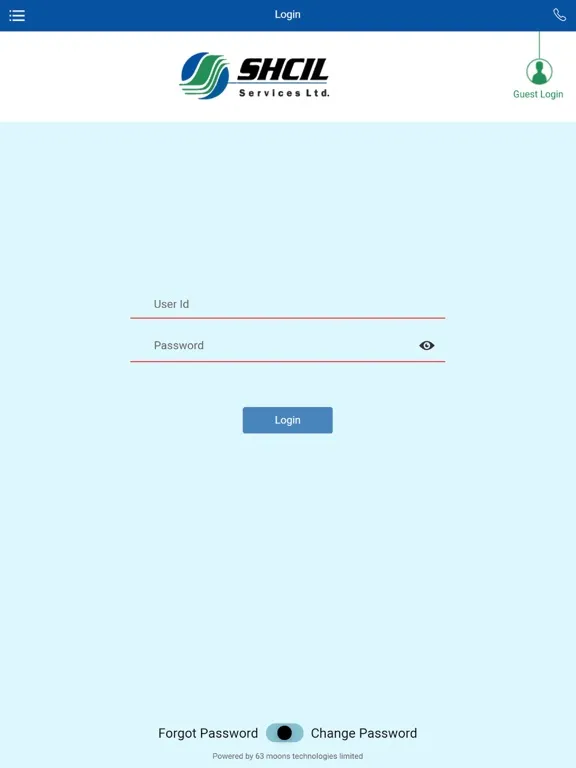 Tangkapan layar SSL Mobile Trading iPad 