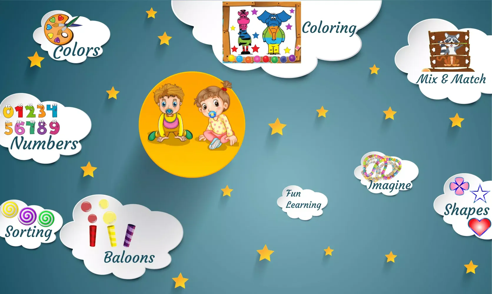 Capturas de tela do Kids Fun Educational Games 2-8