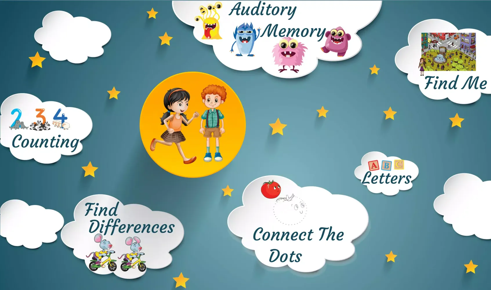 Capturas de tela do Kids Fun Educational Games 2-8