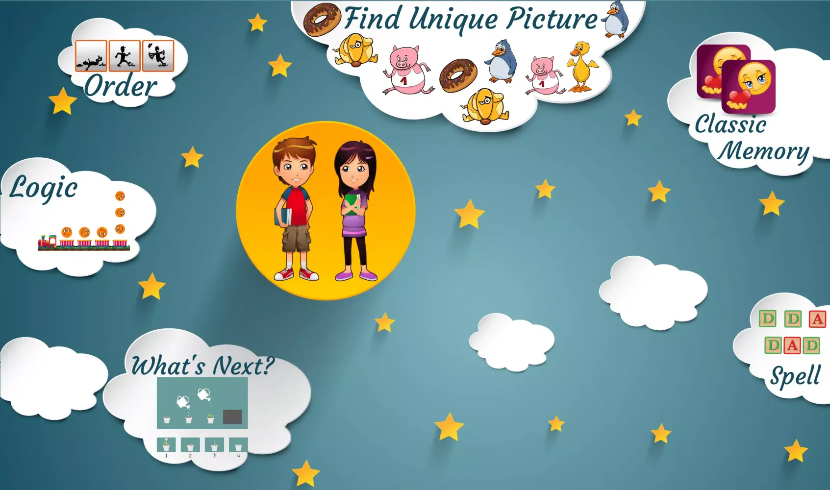 Capturas de tela do Kids Fun Educational Games 2-8