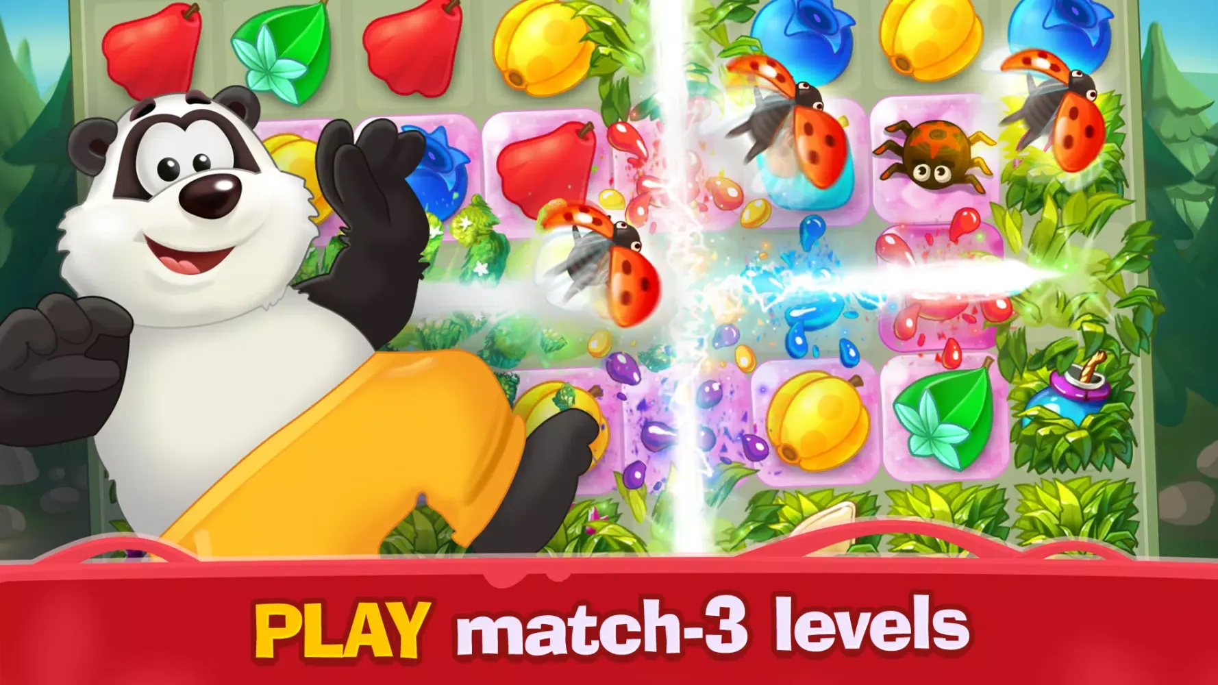 Match-3: Funny Toons Adventure应用截图