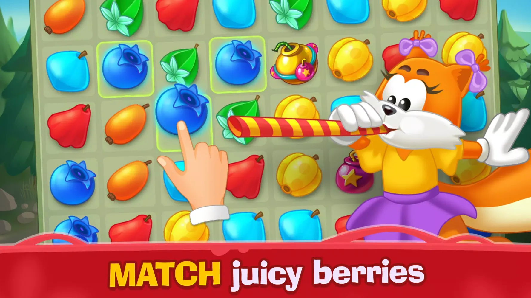 Match-3: Funny Toons Adventure应用截图