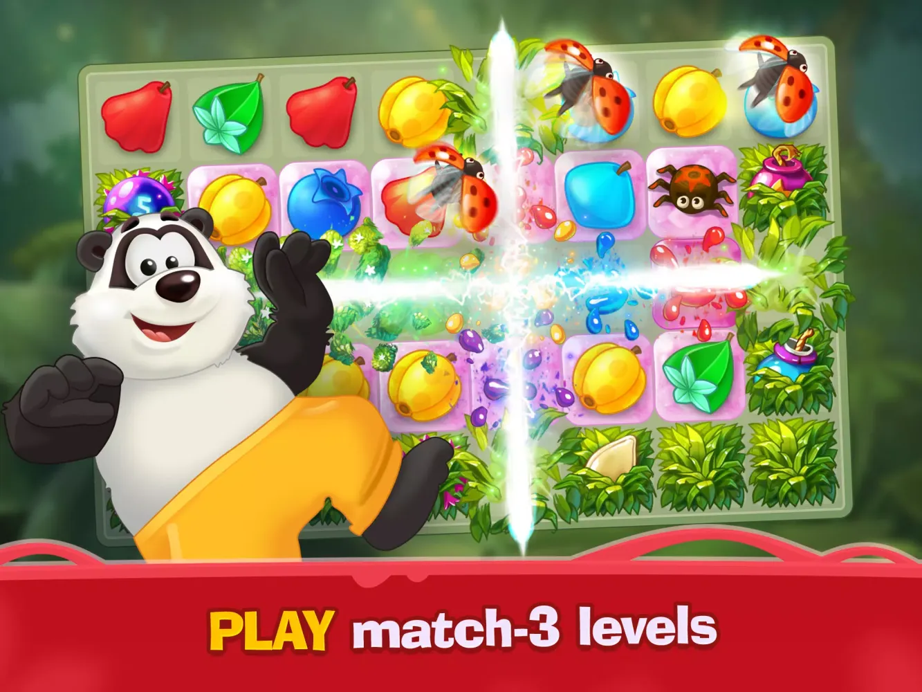 Match-3: Funny Toons Adventure应用截图
