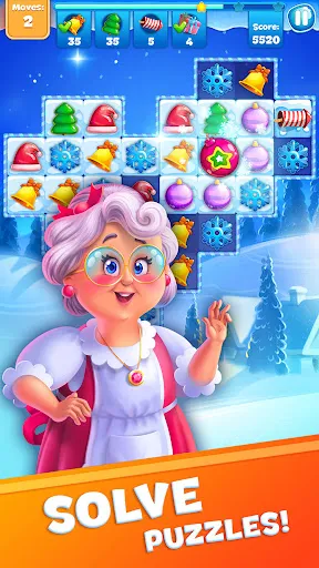Tangkapan layar Christmas Sweeper 3 - Match-3