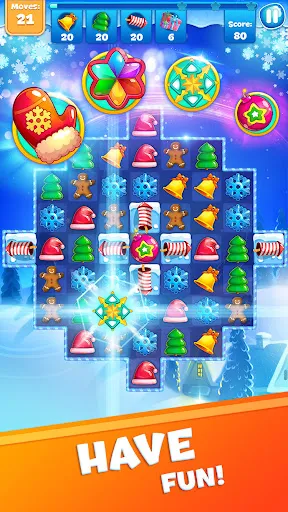 Tangkapan layar Christmas Sweeper 3 - Match-3