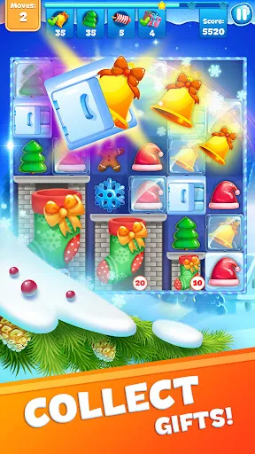 Tangkapan layar Christmas Sweeper 3 - Match-3