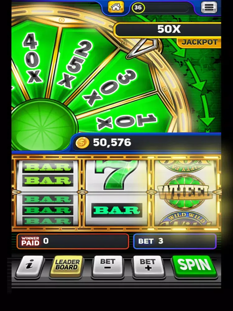 Ảnh chụp màn hình của Spinnacle Casino iPad 