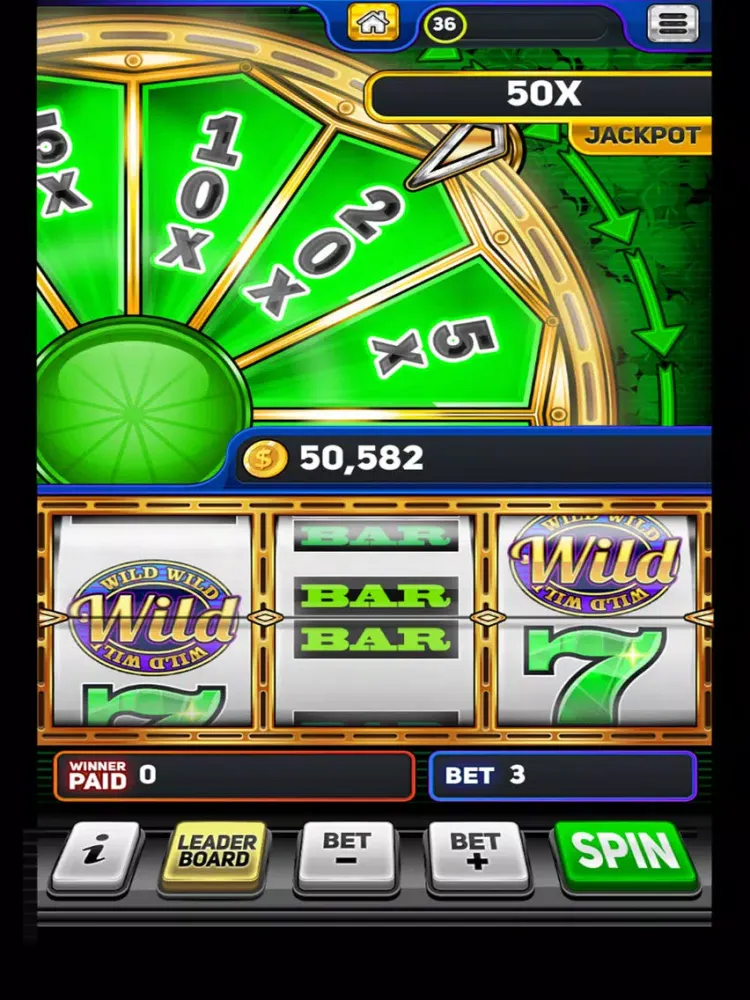 Ảnh chụp màn hình của Spinnacle Casino iPad 