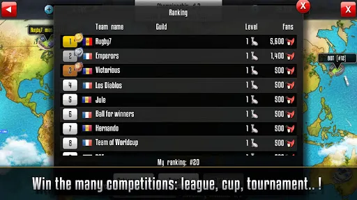 Rugby Sevens Manager Screenshots