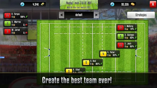 Rugby Sevens Manager Screenshots