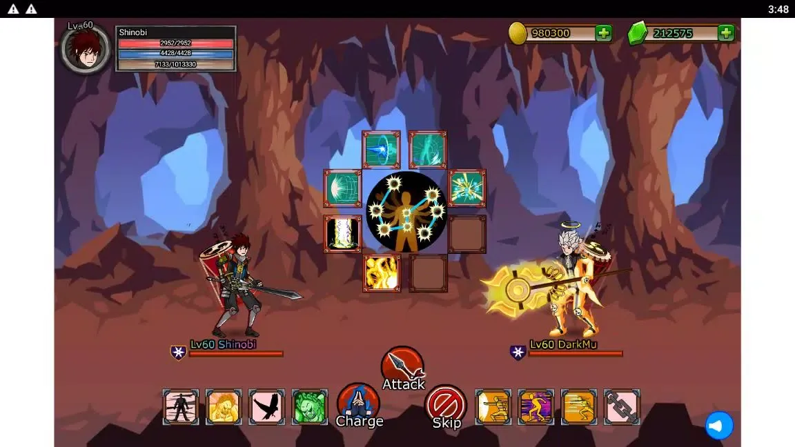 Capturas de tela do Shinobi Warfare