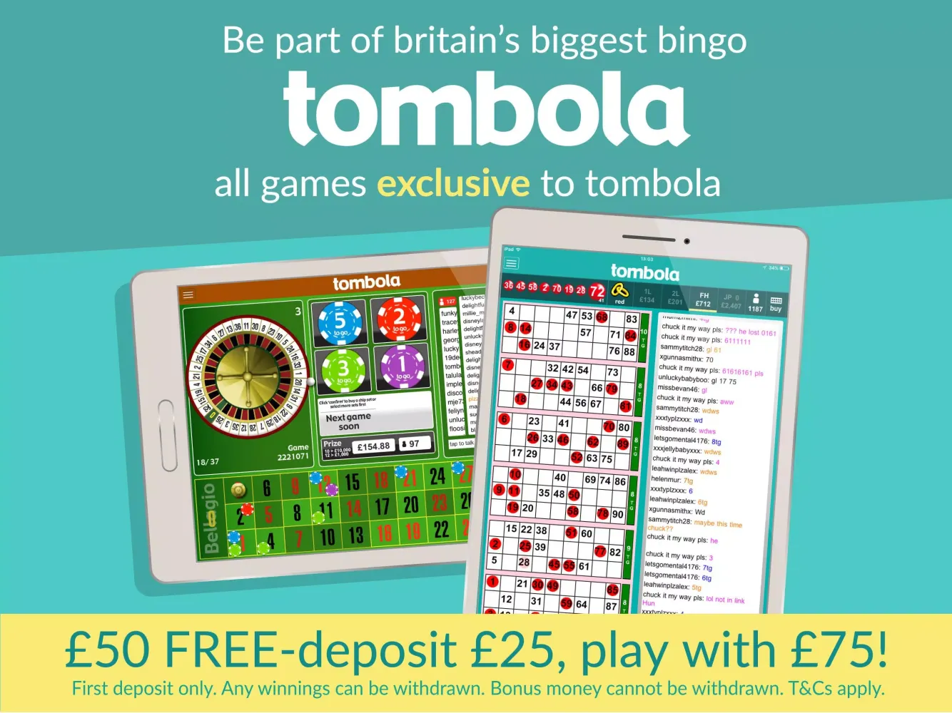 tombola Screenshots