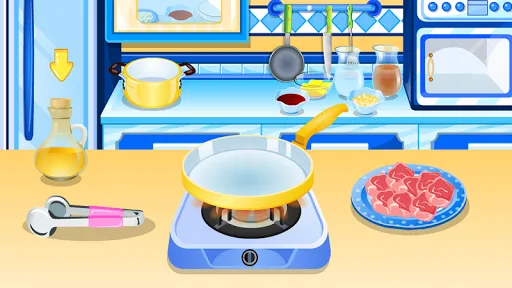Screenshot di Cooking Games - Meat maker