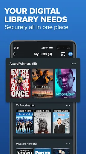 Ảnh chụp màn hình của Fandango at Home - Movies & TV