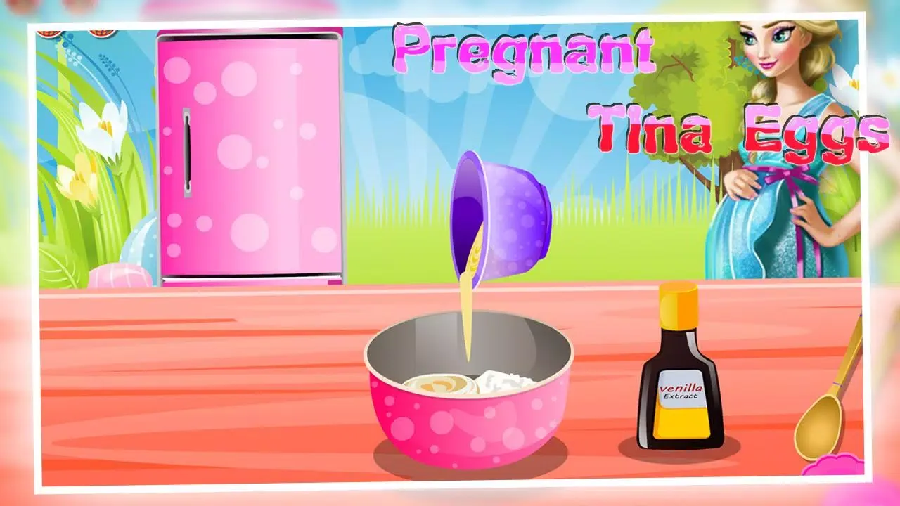 Pregnant Tina eggs स्क्रीनशॉट