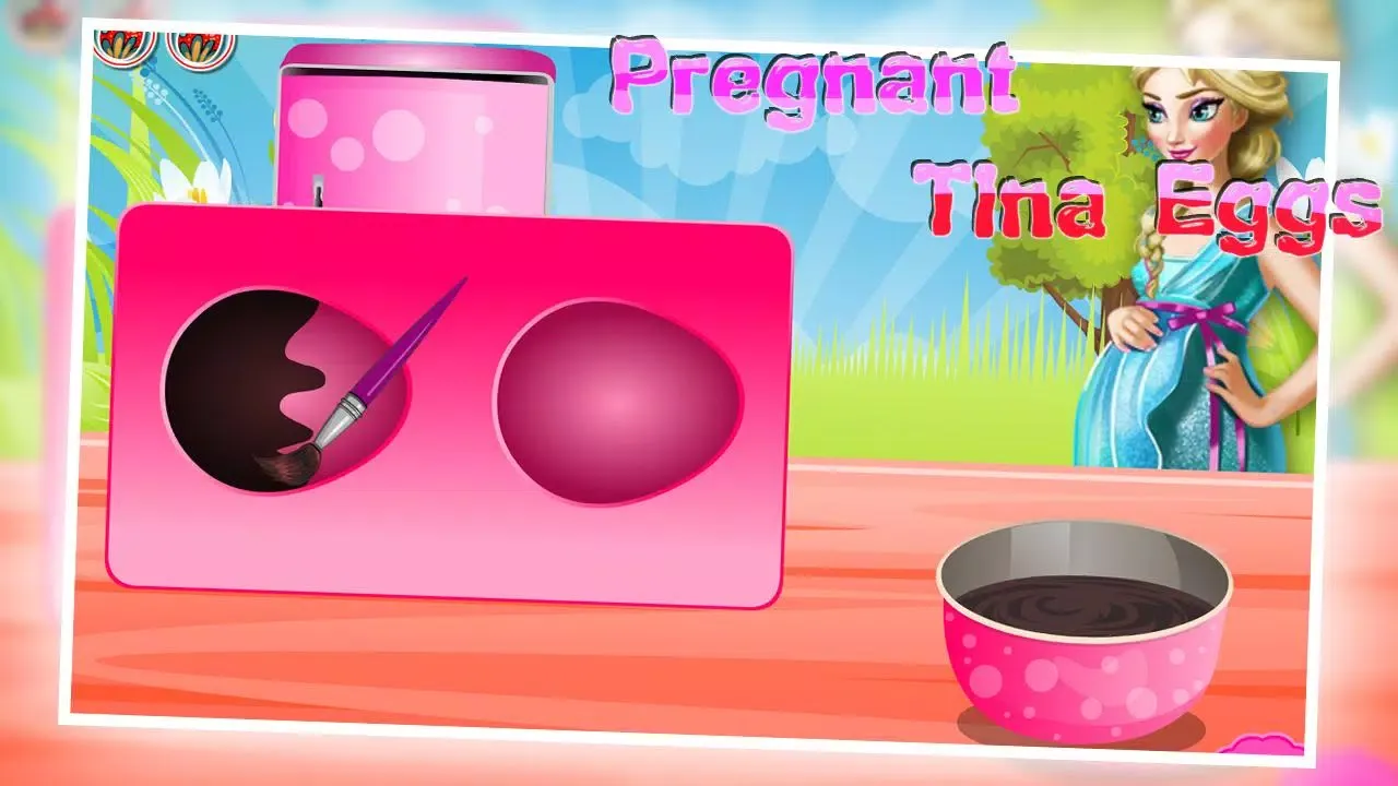 Pregnant Tina eggs स्क्रीनशॉट