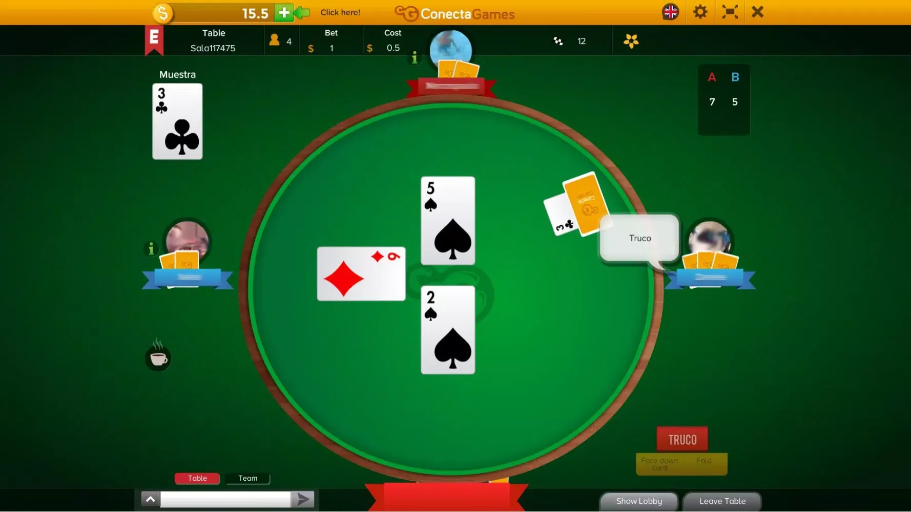 Truco Paulista Screenshots