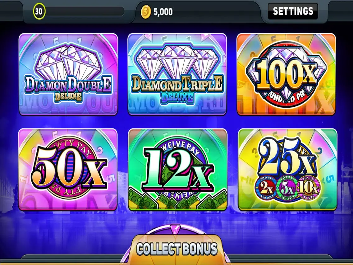 Tangkapan skrin Jackpot Spin Casino iPad 