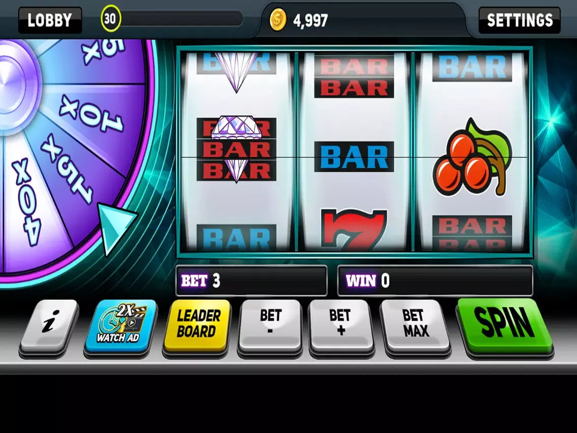 Tangkapan skrin Jackpot Spin Casino iPad 