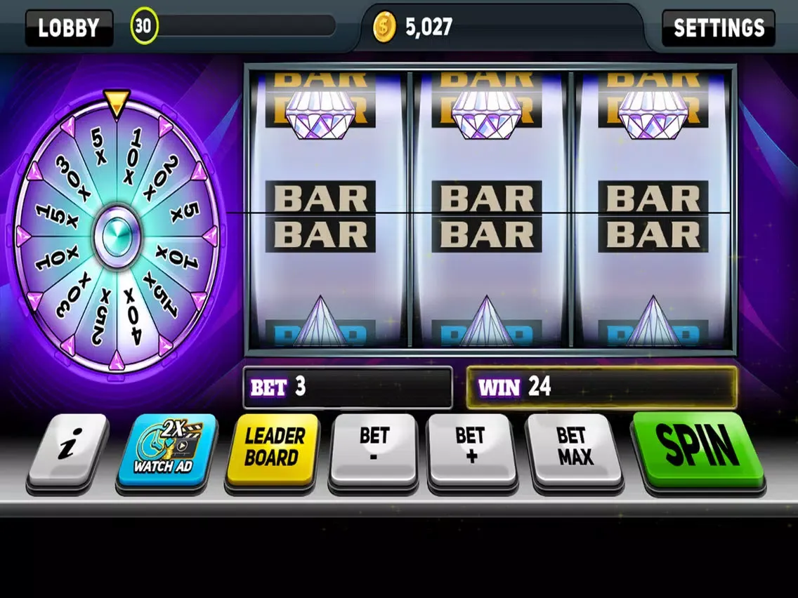 Tangkapan skrin Jackpot Spin Casino iPad 