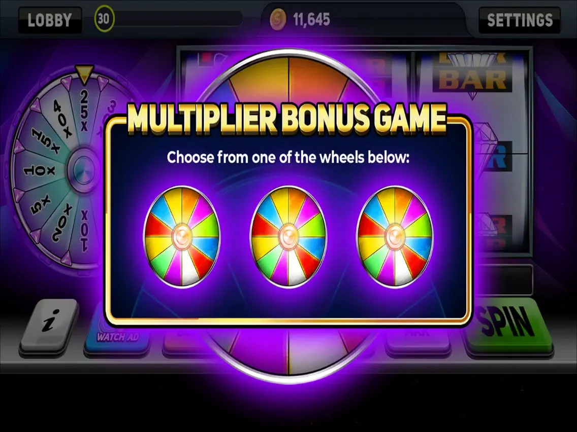 Tangkapan skrin Jackpot Spin Casino iPad 
