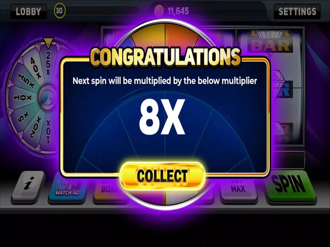 Tangkapan skrin Jackpot Spin Casino iPad 