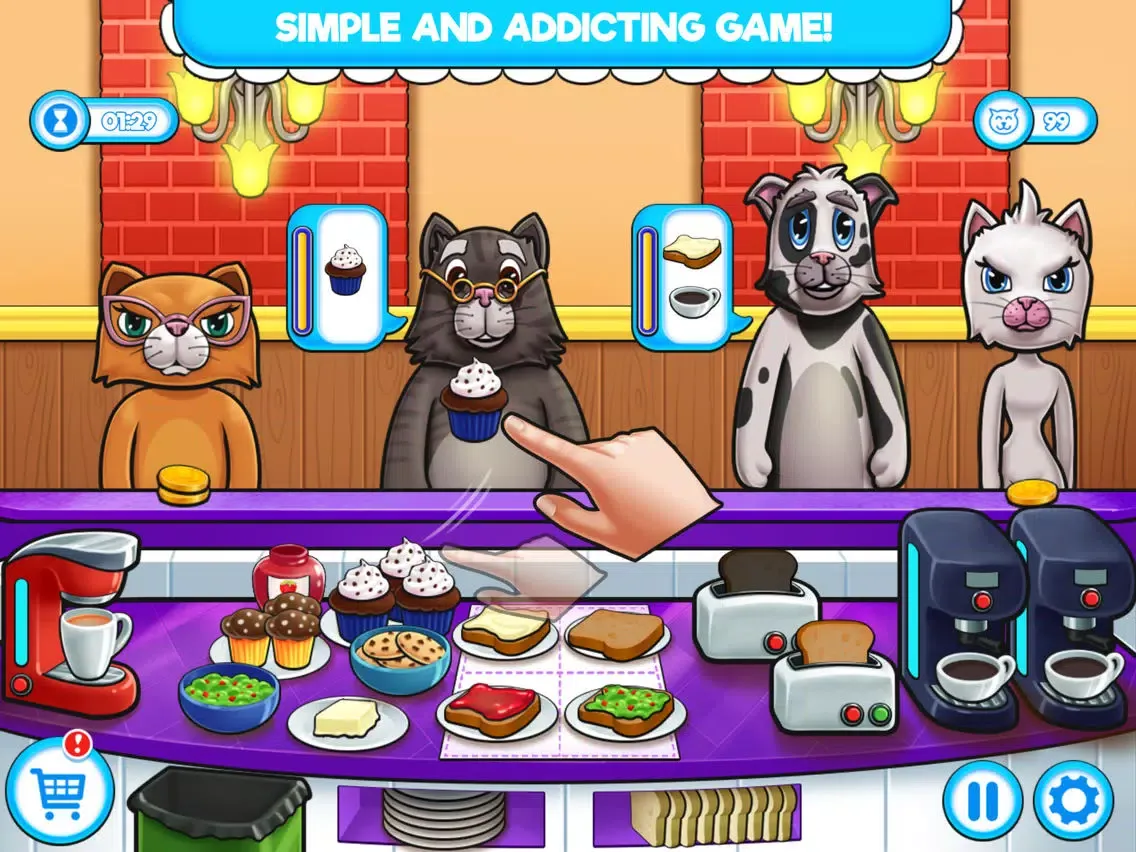 Kitty Kate Food Restaurant iPad  Screenshots