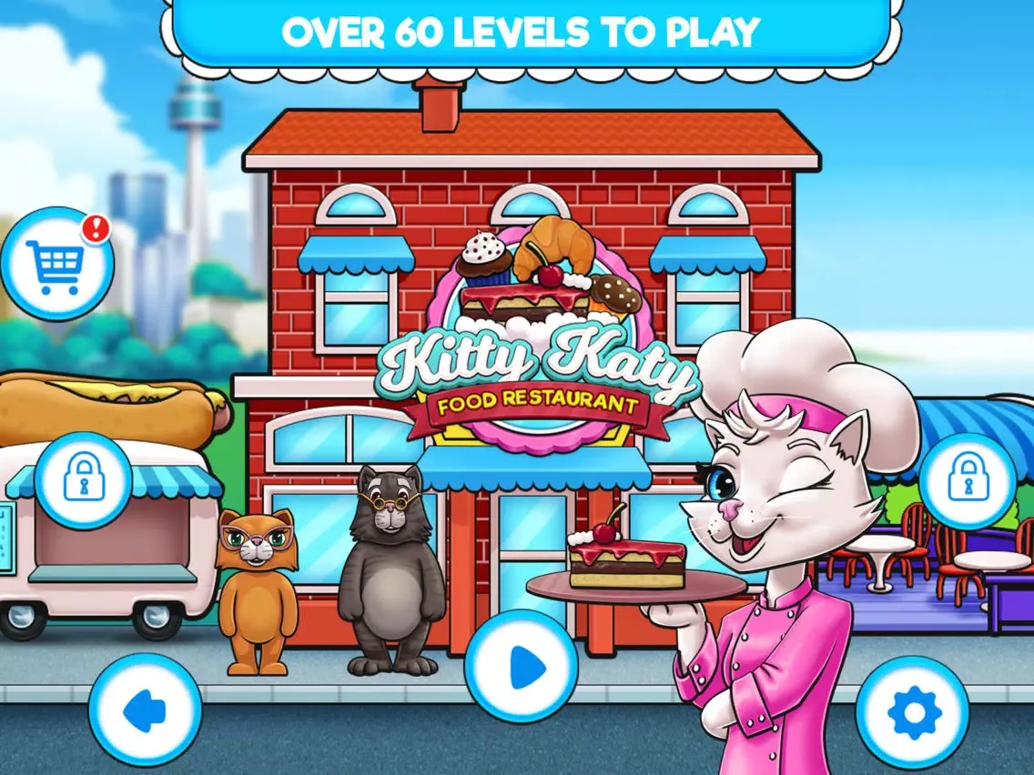 Kitty Kate Food Restaurant iPad  Screenshots