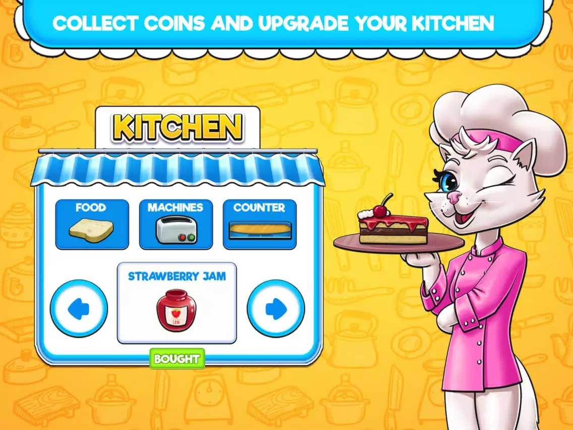 Kitty Kate Food Restaurant iPad  Screenshots