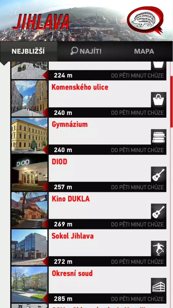 Jihlava pěšky Screenshots