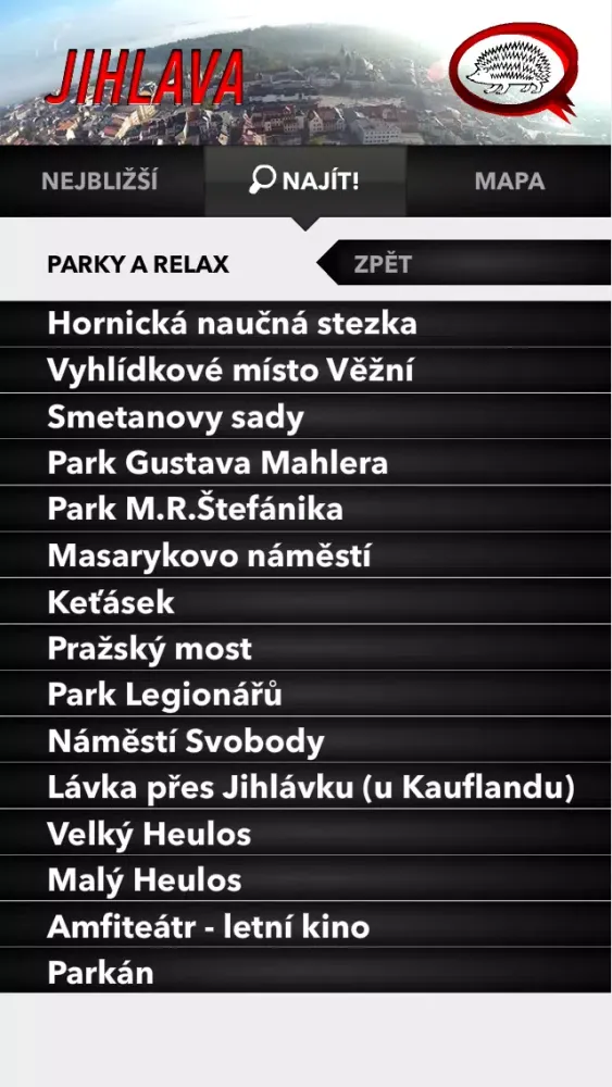 Jihlava pěšky Screenshots
