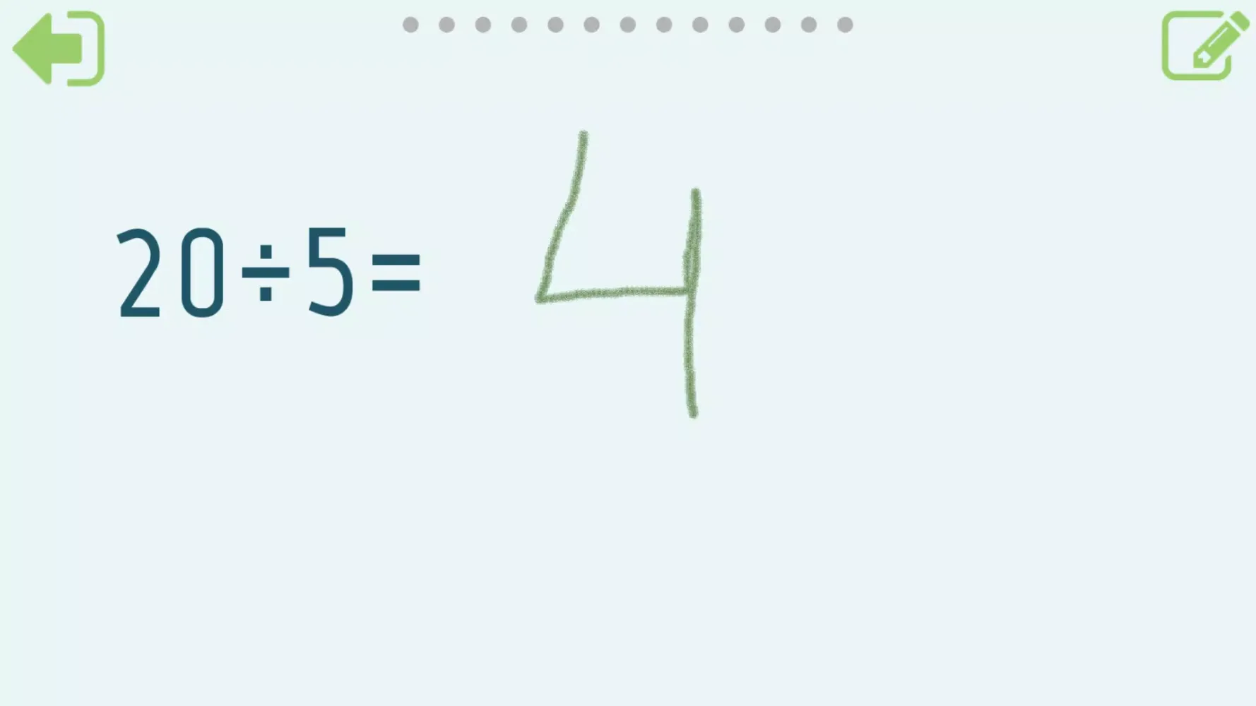 Ảnh chụp màn hình của Division 4th grade Math skills