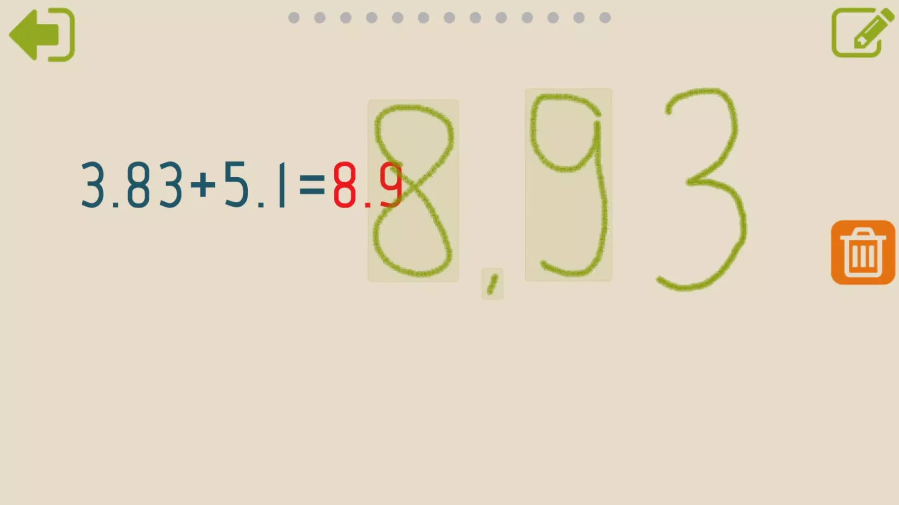 Decimals 4th grade Math skills 스크린샷