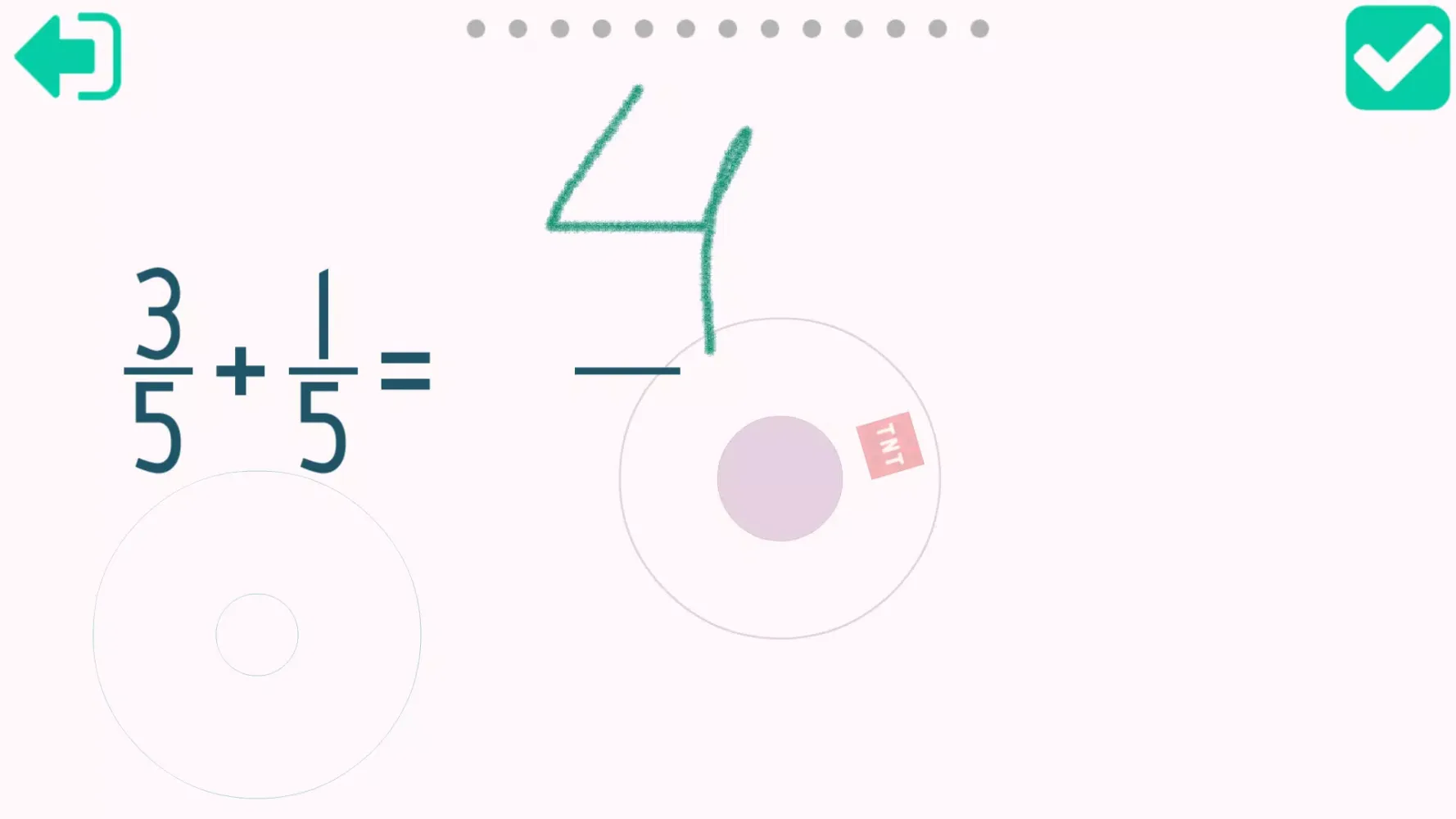 Adding Fractions Math Trainer Screenshots