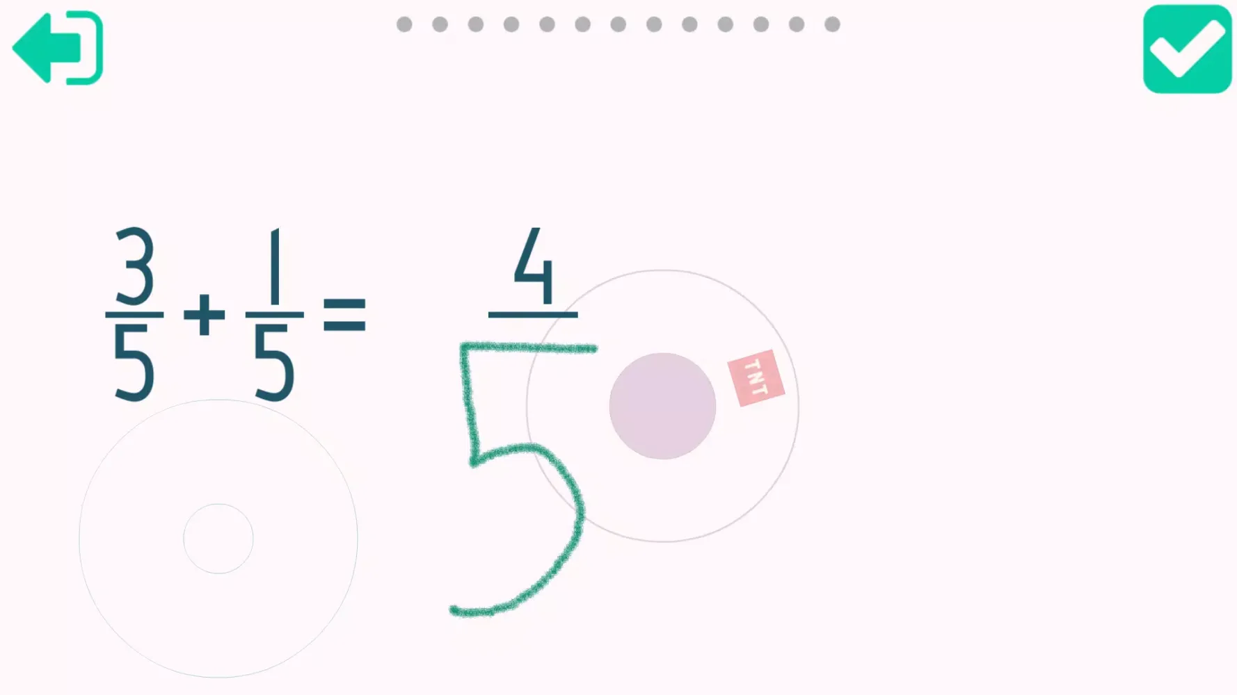 Adding Fractions Math Trainer Screenshots