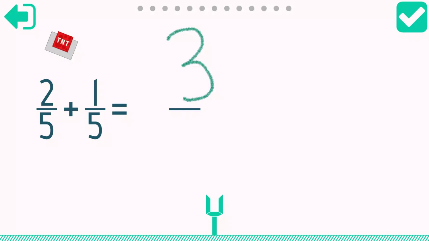 Adding Fractions Math Trainer Screenshots