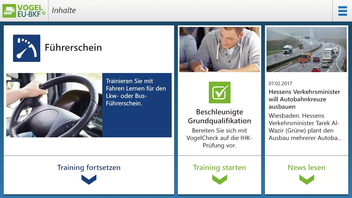 Vogel BKF Screenshots