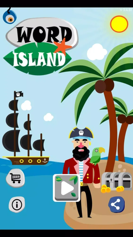 Tangkapan skrin Word Island