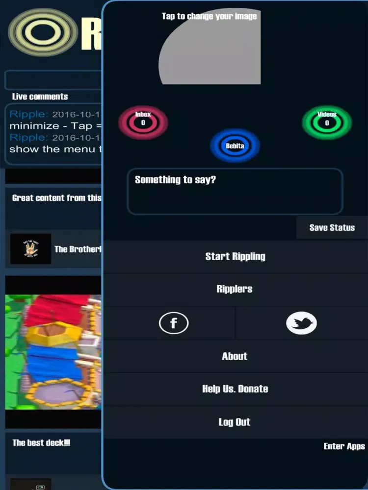 ภาพหน้าจอของ Ripple - The new way to watch iPad