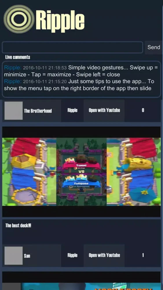 ภาพหน้าจอของ Ripple - The new way to watch