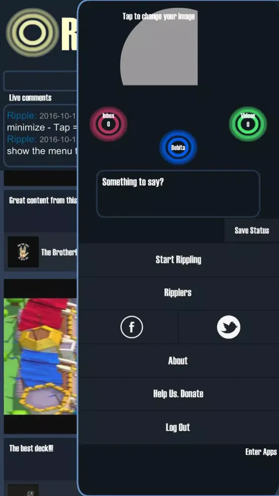 ภาพหน้าจอของ Ripple - The new way to watch