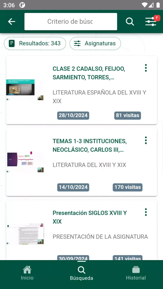 Reproductor multimedia UNED Screenshots