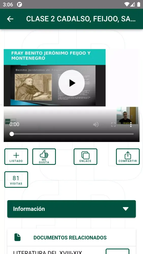 Reproductor multimedia UNED Screenshots