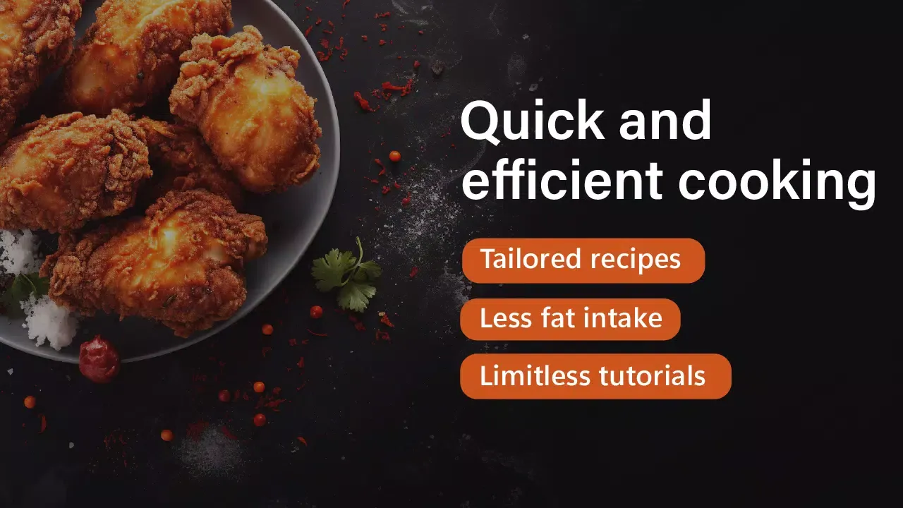 Screenshot di Air Fryer Oven Recipes App
