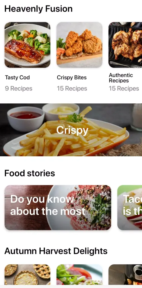 Screenshot di Air Fryer Oven Recipes App