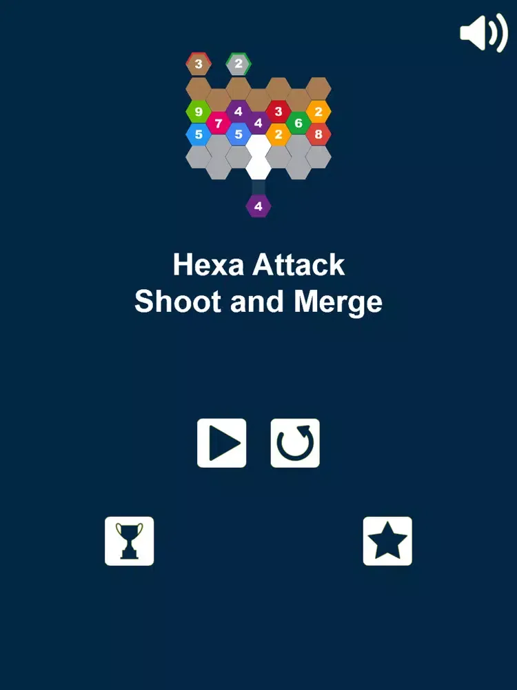 Capturas de tela do Hexa Attack: Shoot and Merge iPad 