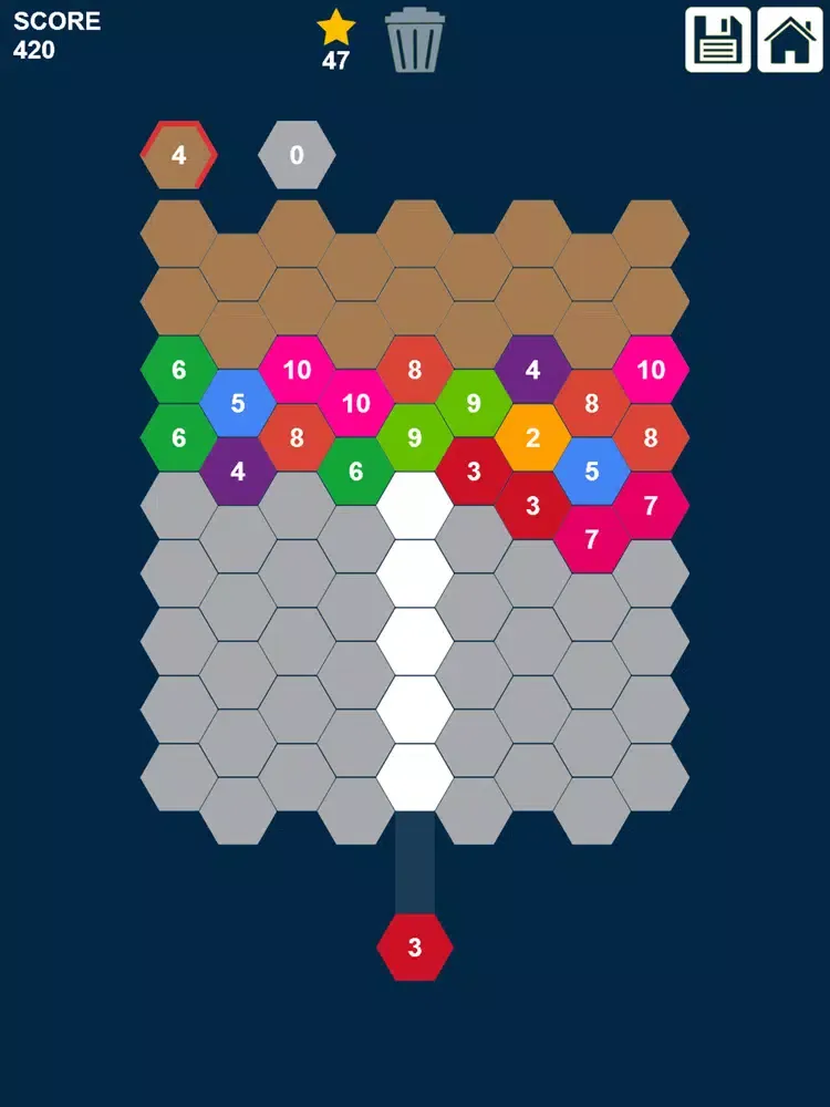 Capturas de tela do Hexa Attack: Shoot and Merge iPad 