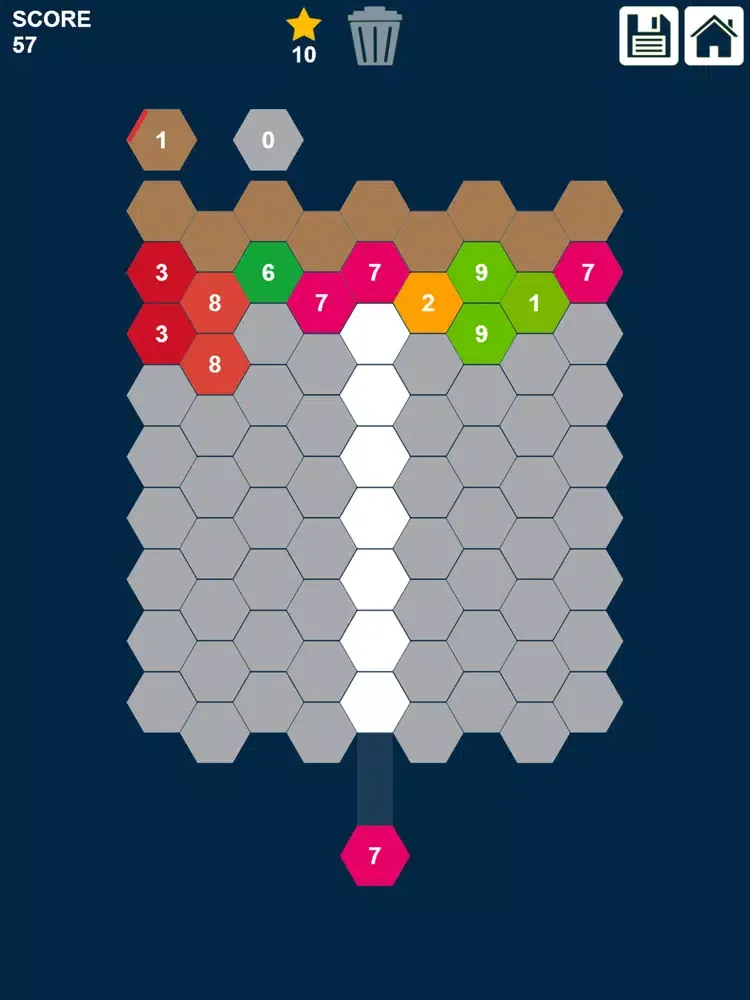 Capturas de tela do Hexa Attack: Shoot and Merge iPad 