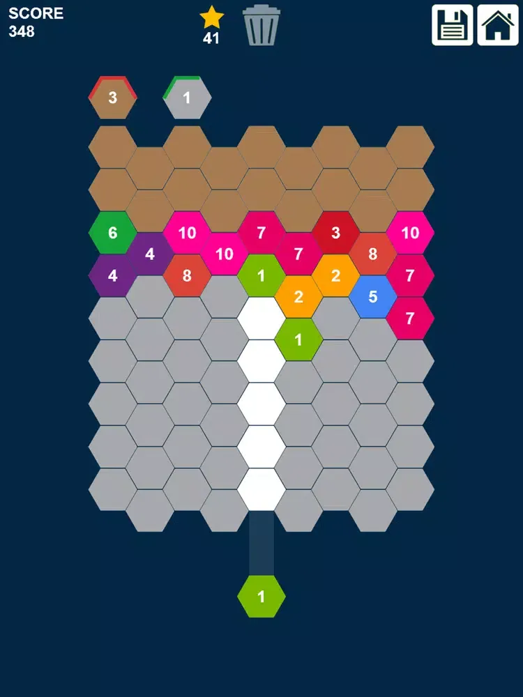 Capturas de tela do Hexa Attack: Shoot and Merge iPad 