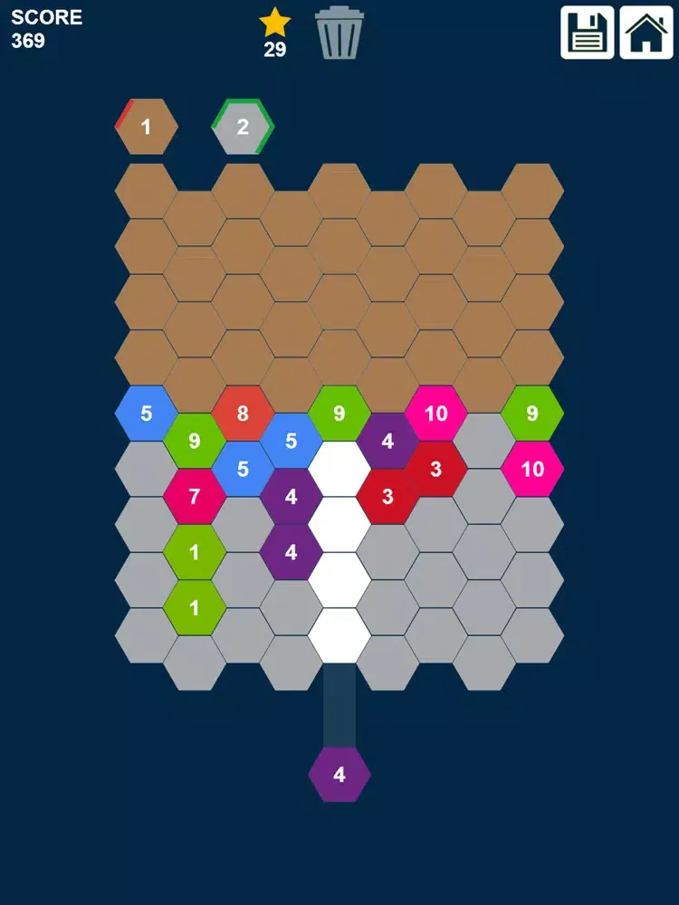 Capturas de tela do Hexa Attack: Shoot and Merge iPad 